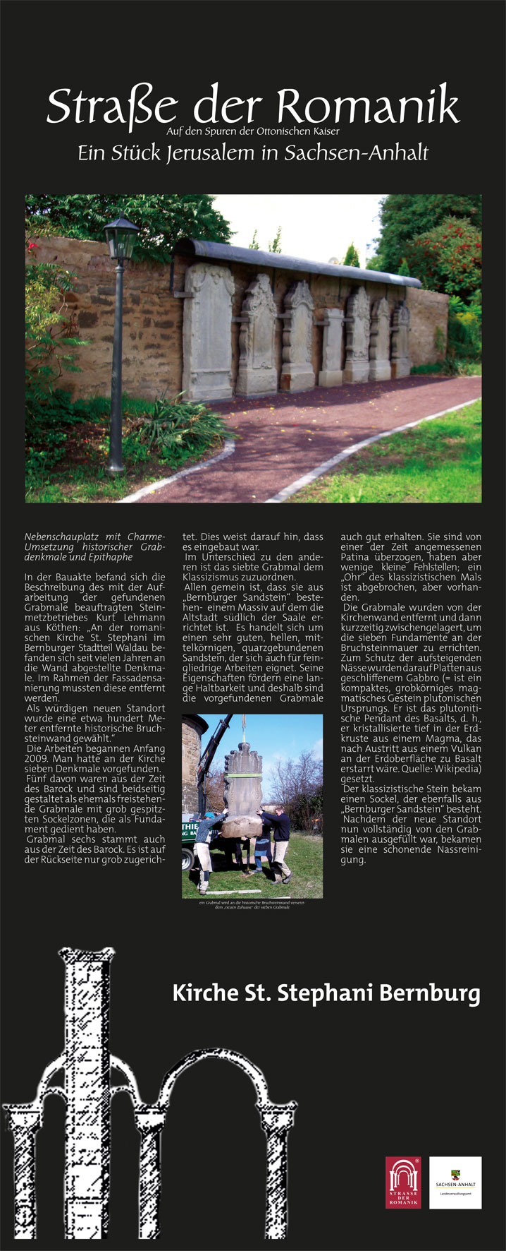 Informationstafel Kirche St. Stephani Bernburg 2